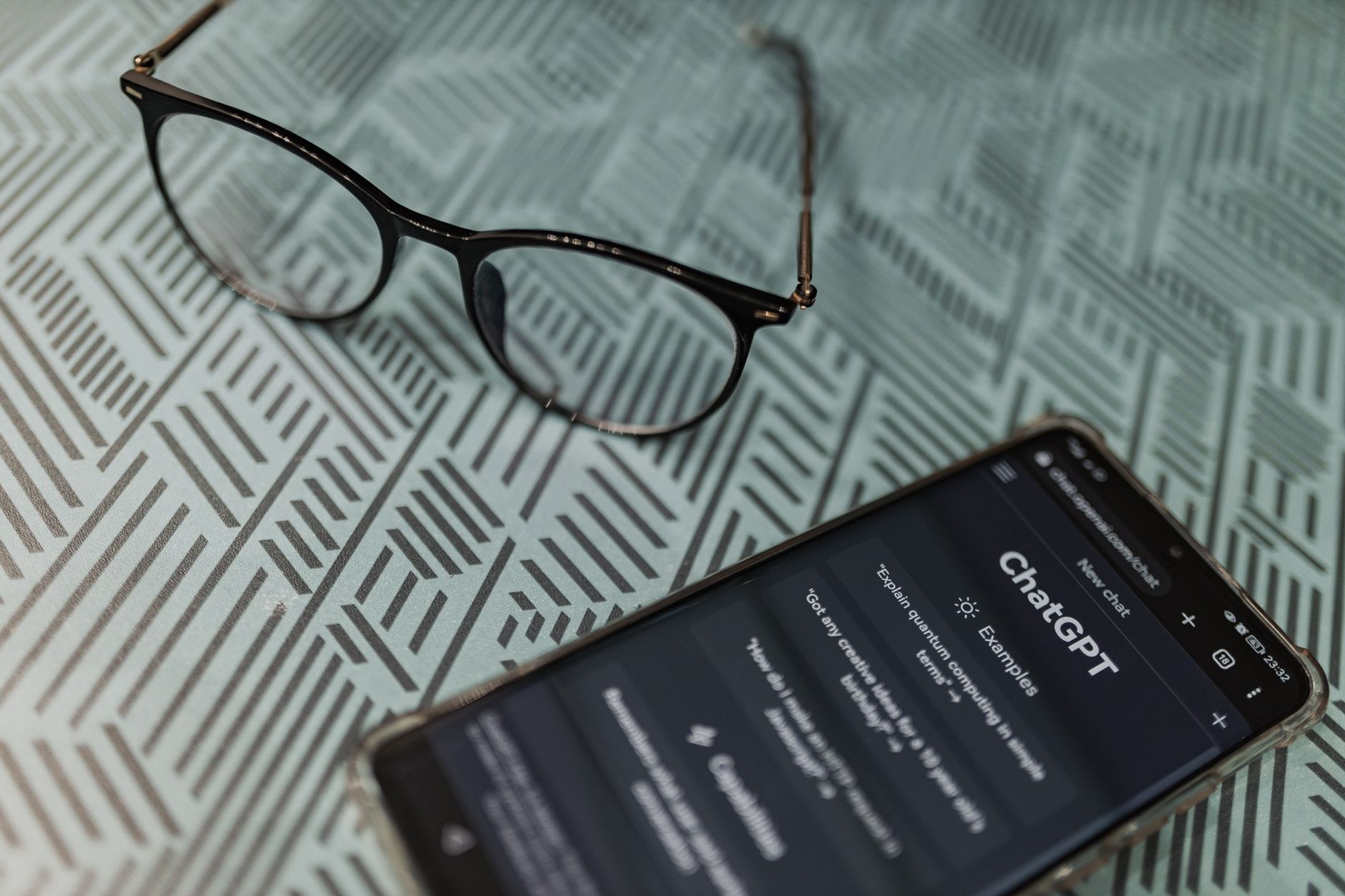 Smartphone showing a companion chat app, central to the UK loneliness economy